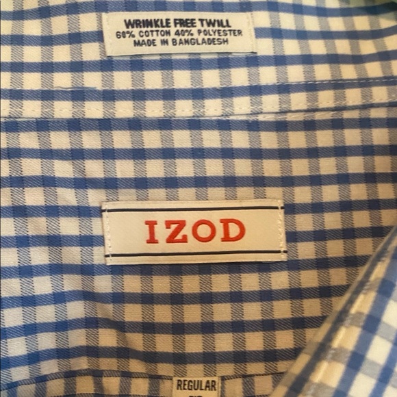Izod Gingham Buttondown - Picture 2 of 2